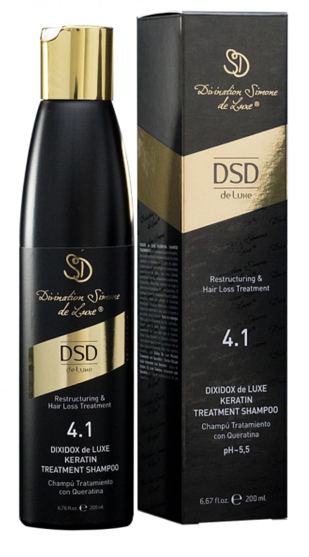 Восстанавливающий шампунь с кератином DSD de Luxe № 4.1 Dixidox de Luxe keratin treatment shampoo № 4.1, 200 мл